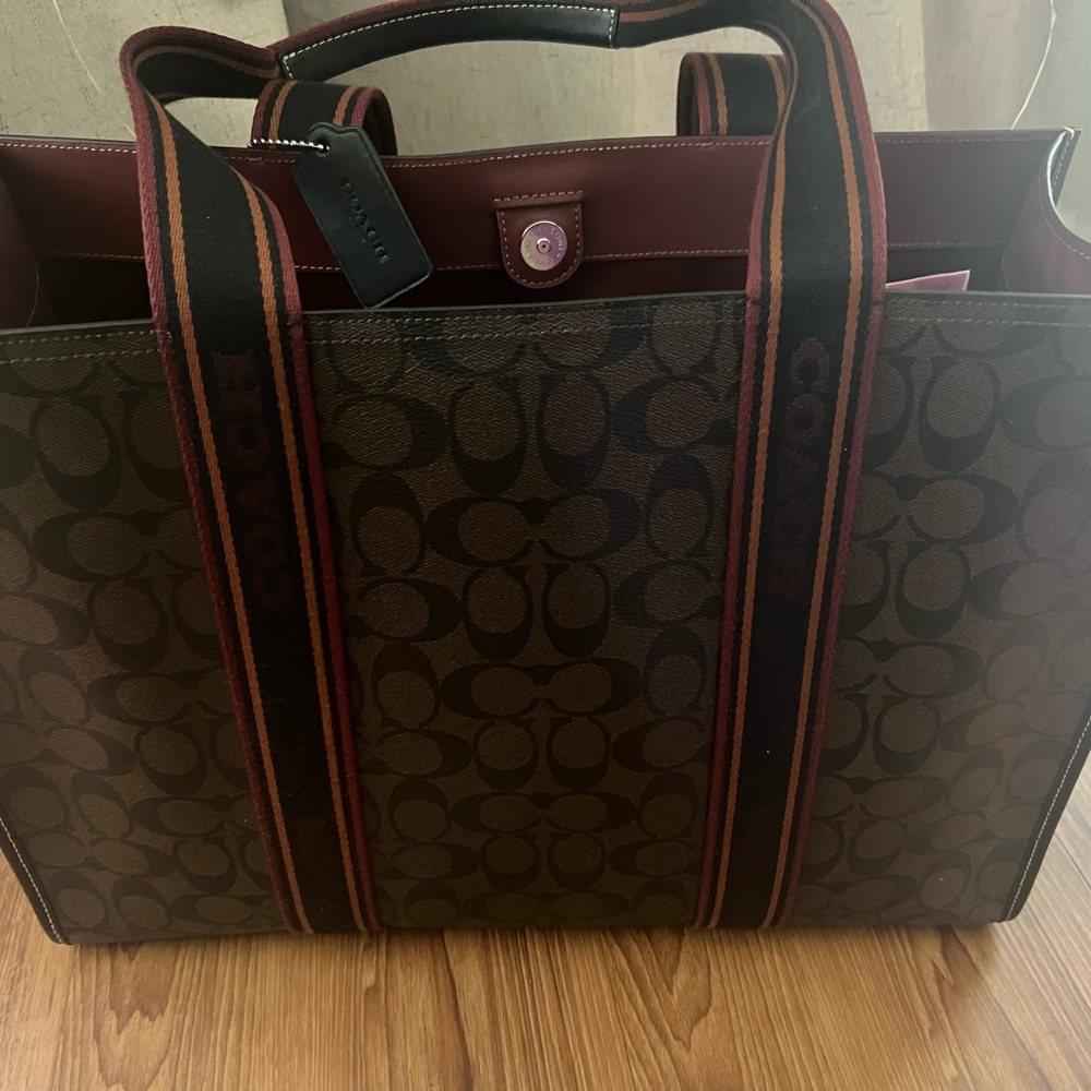 Coach Brown and Black Men's Bag